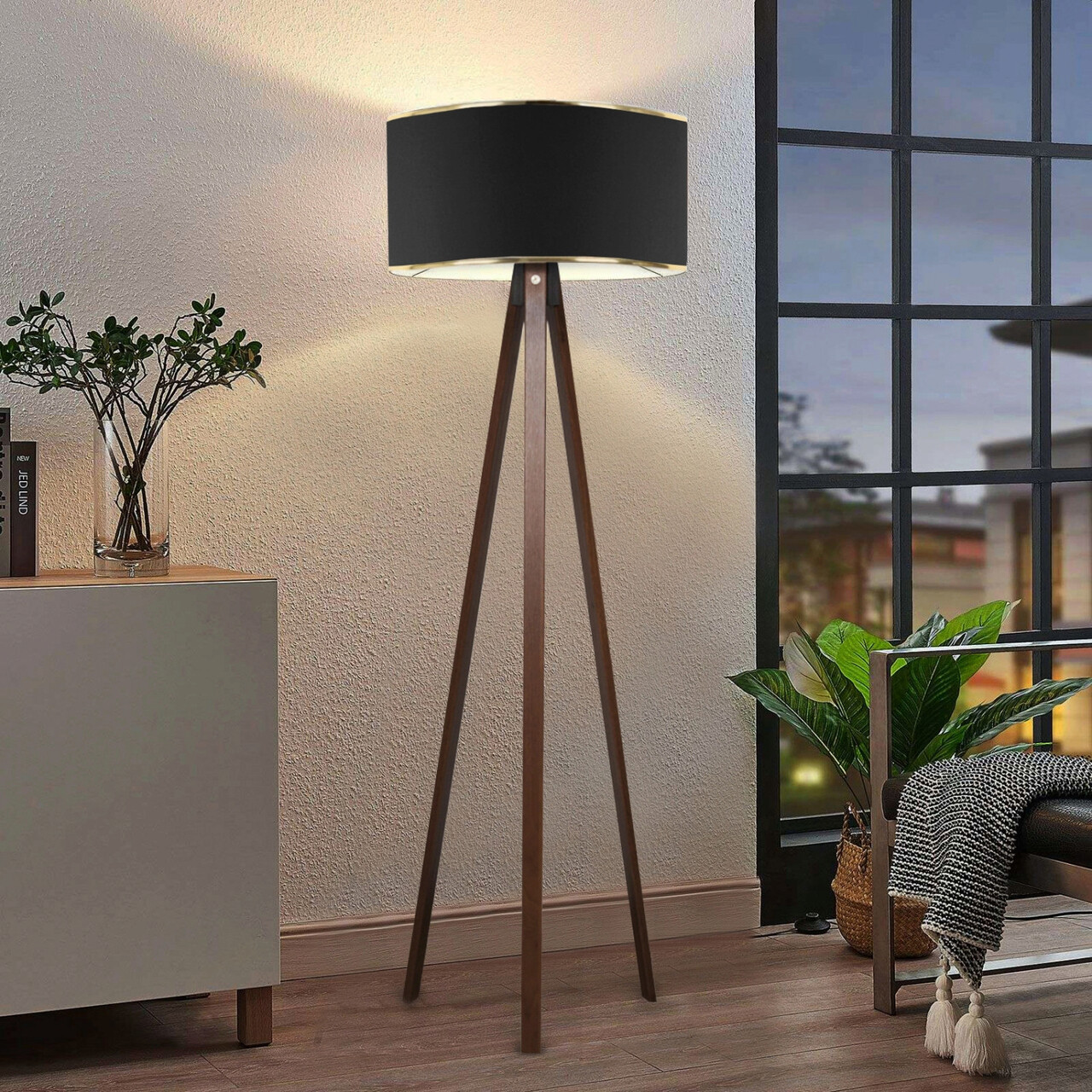 Lampadar, Opviq, 780SGN2593, Negru - imagine 4